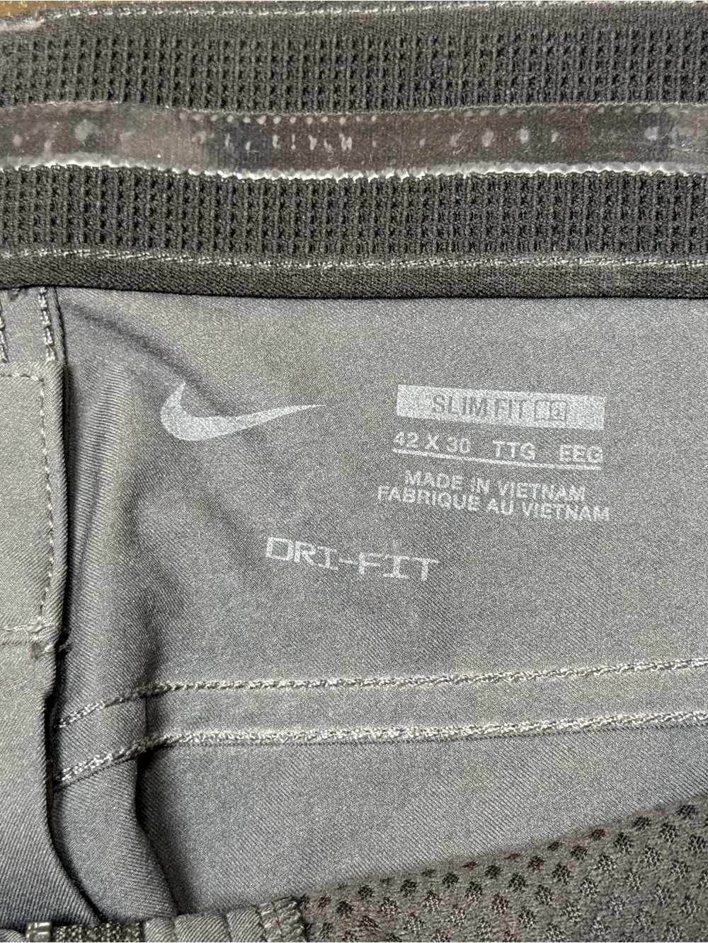 Nike Black Men's Slim Dri-FIT Pants